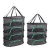 Hanging Drying Mesh with Zipper Breathable Polyester Foldable Hanging Mesh Drying Rack for Fish Vege