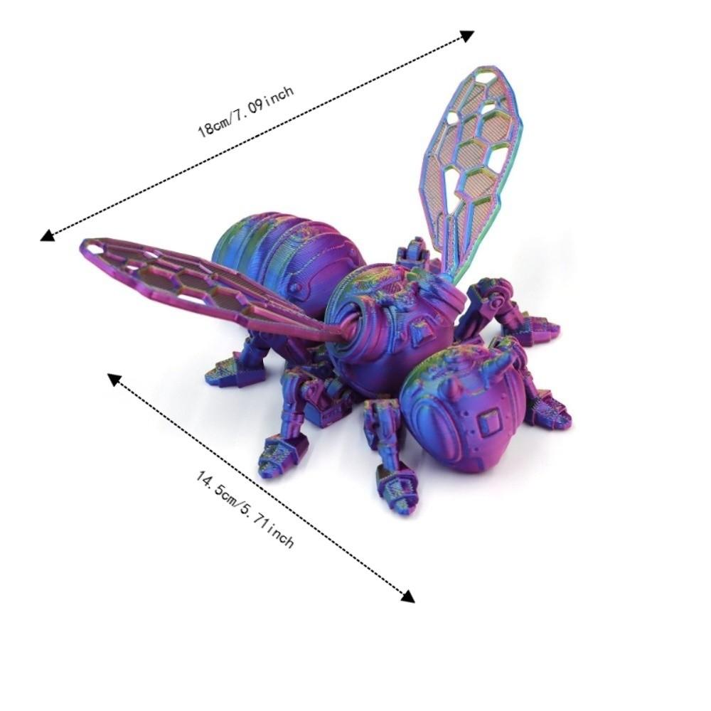 Movable Joint Mechanical Bee Toy Wing Joints Movable Joint Insect Toy  Home Decorations