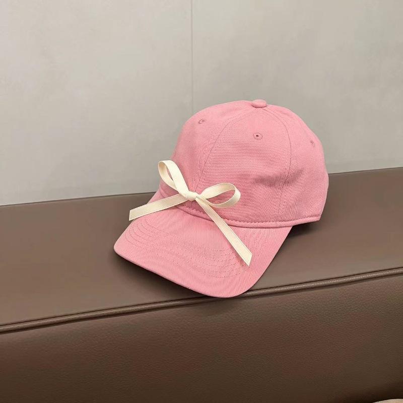 Bow Baseball Cap for Men and Women, Adjustable Sun Hat Suitable for Outdoor Leisure Sports In Spring and Summer, Sun Protection