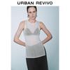 UR 2024 Autumn Women's Slit Sleeveless Knit Top