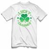 Lucky Charmer Shamrock St Patrick's Day T-shirt For Men and Women Shirt Top