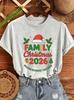 Familien-Weihnachts-Crew 2026 Druck T-Shirt Gemeinsam Erinnerungen schaffen Lustiges passendes Feiertags-T-Shirt Familientreffen Weihnachten Geschenk Oberteile