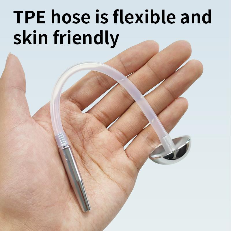 New Horse Eye Catheter Hollow Dilator Man Penis Stimulation Plug Insert Urethra Metal Flower Shower Stick Pulling Gay Sounding