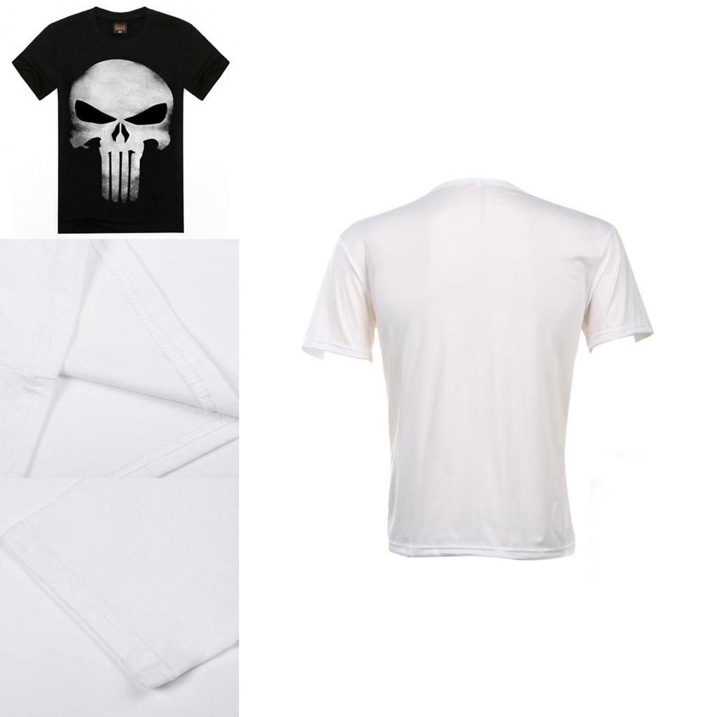 Owl Light Bulb Skull Pattern T Shirt For Men Casual Short Sleeve Printed Fabric Youth Wear
