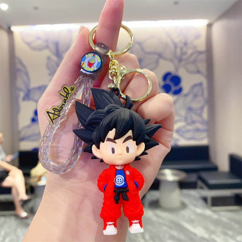 

Cartoon Animation Keychain Dragon Ball Cool Sun Wukong Car Bag Pendant Children s Toy Doll Machine Gift