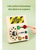Montessori LED Circuit Board Wooden Busy Toy for Early Education