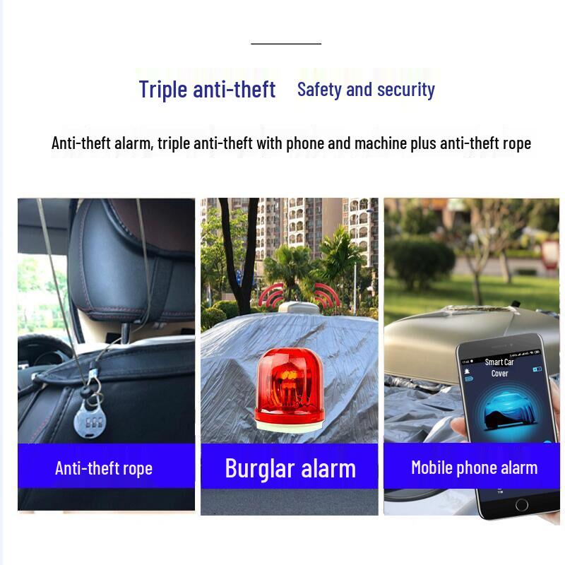 Automatic Solar Car Cover with Remote for Sun, Heat, Rain, Snow & Frost Protection