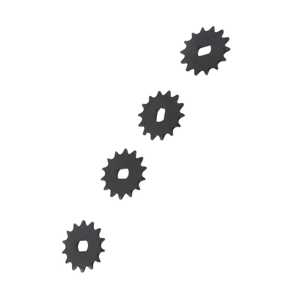 4pcs Motor Sprocket 14 Teeth Steel High Strength Front Sprocket for 420 Chain Modification