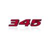 1Pc Metal 3D Car Sticker 392 345 6.4L Emblem Car Fender Side Sticker Rear Trunk Bumper Tail Sticker For Hemi Charger Challenge