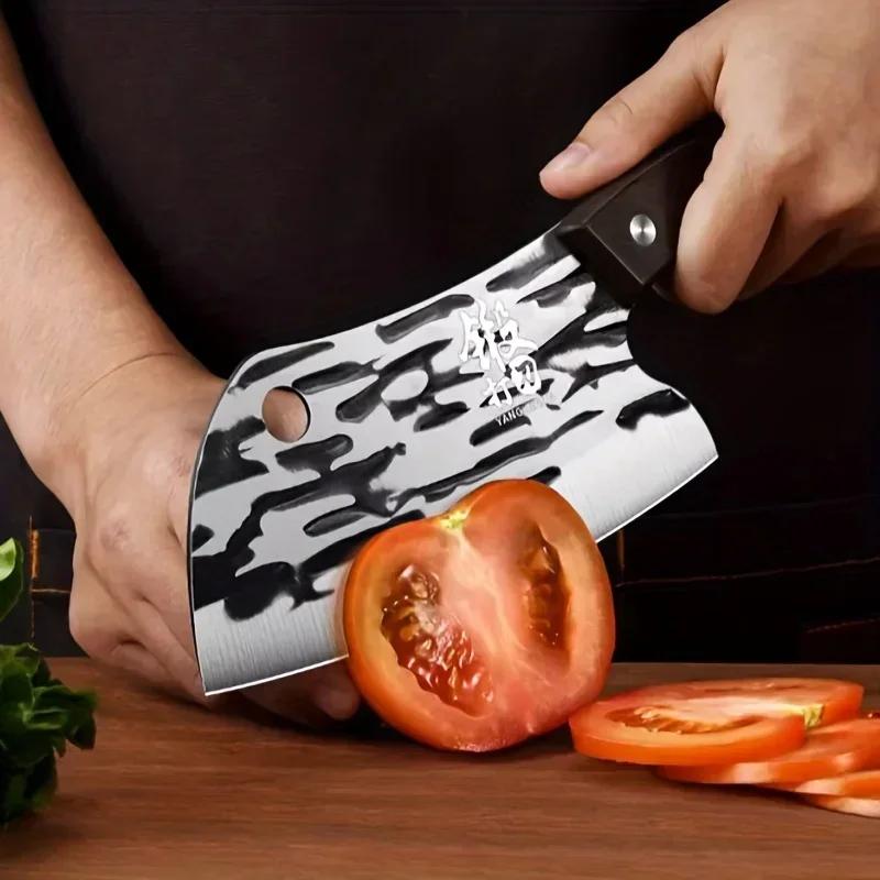 High-grade home kitchen chef's knife Stainless steel kitchen knife, sharp and easy to cut vegetables, meat, kitchen knife tools