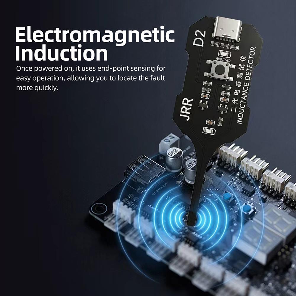 W01 Smart Induction Tester for Motherboard Coil Fault Detection with Type-C Rapid Troubleshooting Electromagnetic Induction