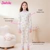 DEESHA Girls' Antibacterial Cotton Thermal Underwear Set