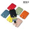 Fashion Genuine Leather ID Credit Card Holder RFID Protecter Cover Solid Color Thin Pocket Wallets Case Badge Holder UNISEX