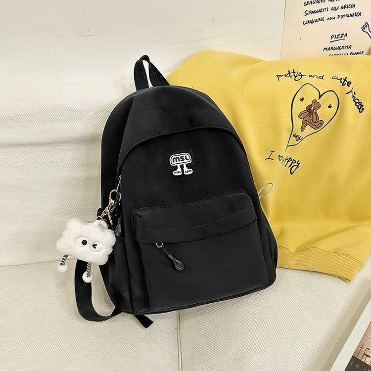 School bag cute INS style, fashionable, simple, lightweight, large capacity, versatile backpack, middle, high school, college student backpack
