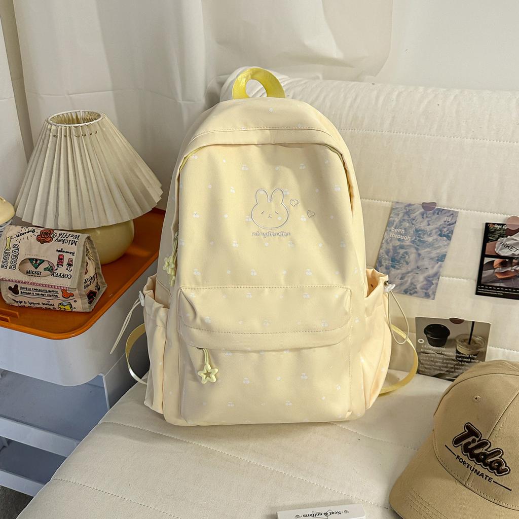 Schoolbag high value Korean cute female high school college student schoolbag large capacity ins leisure travel lightweight backpack