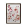 Plakat Z Literą M W Kwiatowej Kompozycji Plakat Z Literą M W Kwiatowej Kompozycji, 50X70 Cm, Rama Drewniana Ciemny Brąz, Papier Matowy 230 Gsm