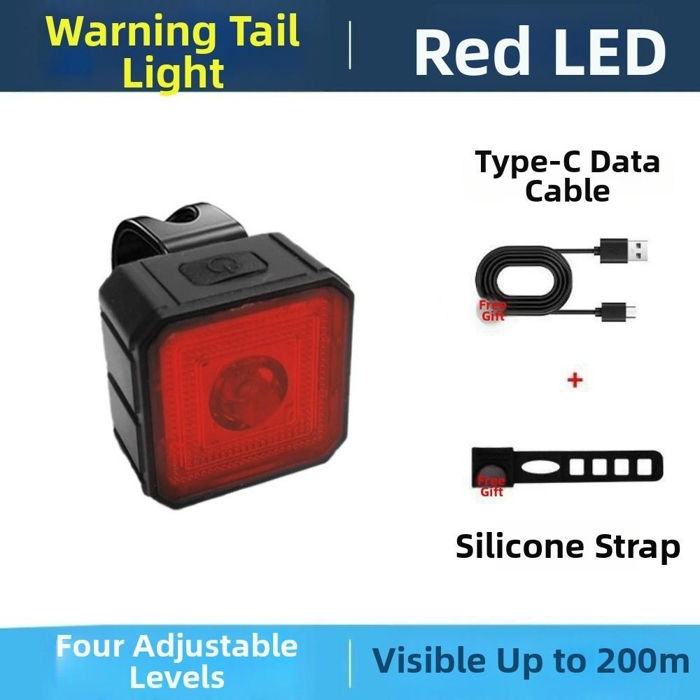 

IPX4 Waterproof Bicycle Brake Tail Light Quick Charging Cycling Accessories MTB Road Rear