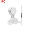 Wall Mounted Suction Cup Hooks Shower Razor Holders Removable Waterproof  Storage Hook Bathroom Kitchen Towels Hanging Rack