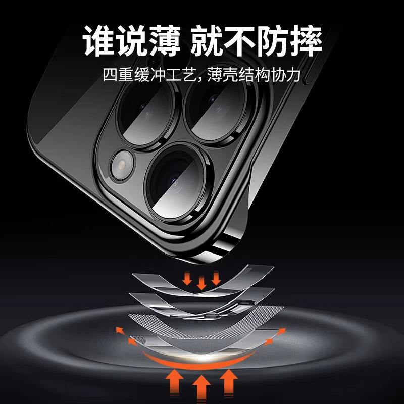Applicable to Huawei p11e transparent electroplating borderless p11pro anti-drop and anti-skid p11 heat dissipation Q bomb dirt-resistant phone case