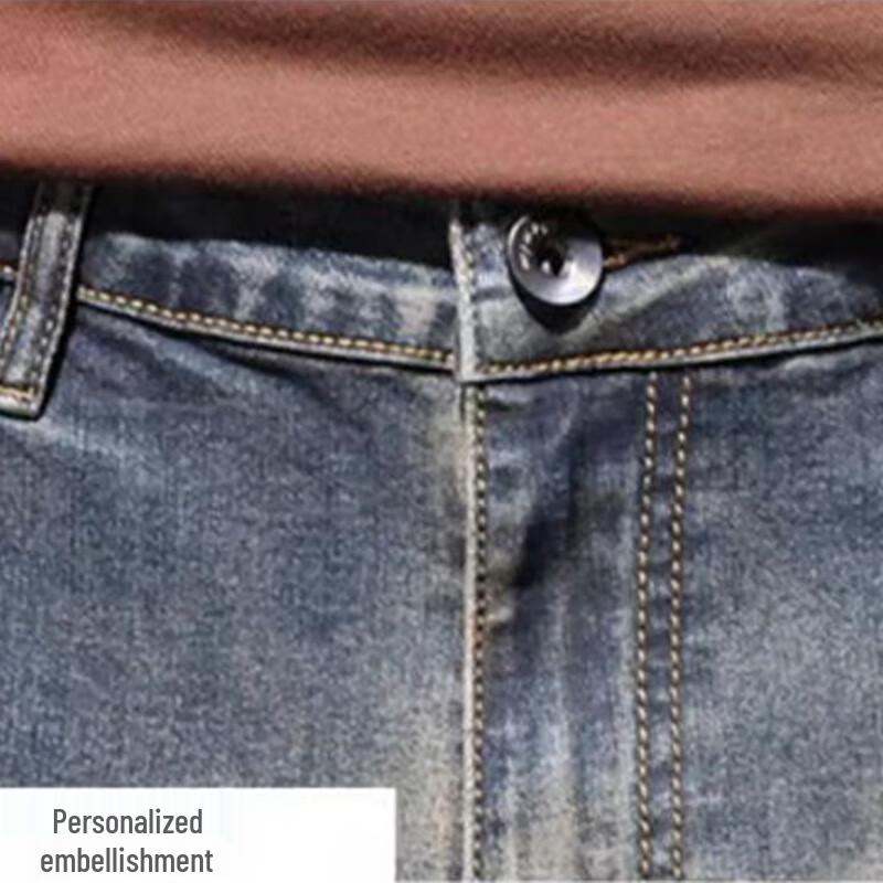 JEEP SPIRIT Men's American Retro Casual Jeans