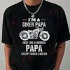 Motorcycle Shirts Biker Papa Bike T-Shirt Moto Riders Men's Casual O-Neck Tops Tee 2026