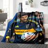 Couverture Flottante Portrait de Joueur de Football Boca Juniors Couverture Jetée pour Fan de Football Douce Confortable Décoration pour Canapé Lit Maison pour Supporters de Football