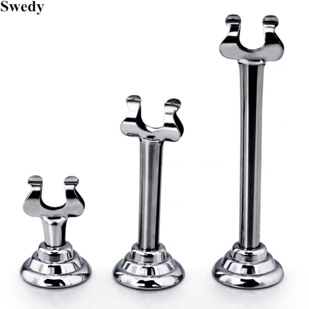 U Shape Name Card Display Stand Stainless Steel Picture Clips Name Card Holder  Table Accessories