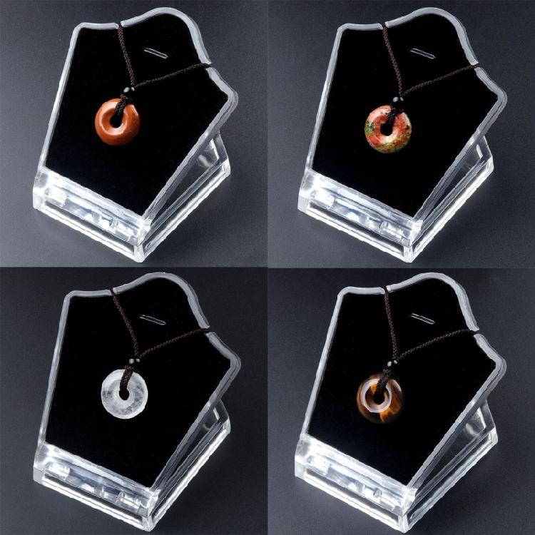 Natural Crystal Agate Aesthetic Necklace Fashion Simple Clavicle Chain Women