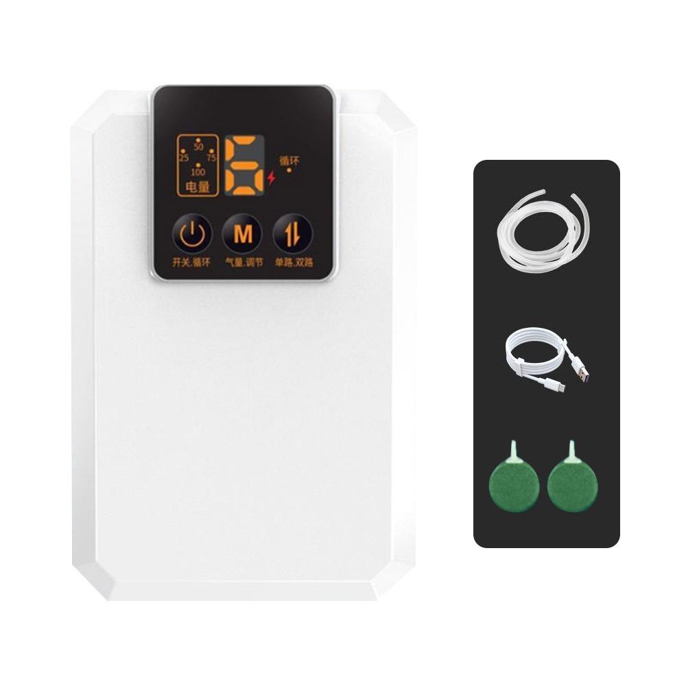 

Безшумний кисневий насос для акваріума Водонепроникний кисневий насос Високоякісний аератор для риб На відкритому повітрі Gas Stone