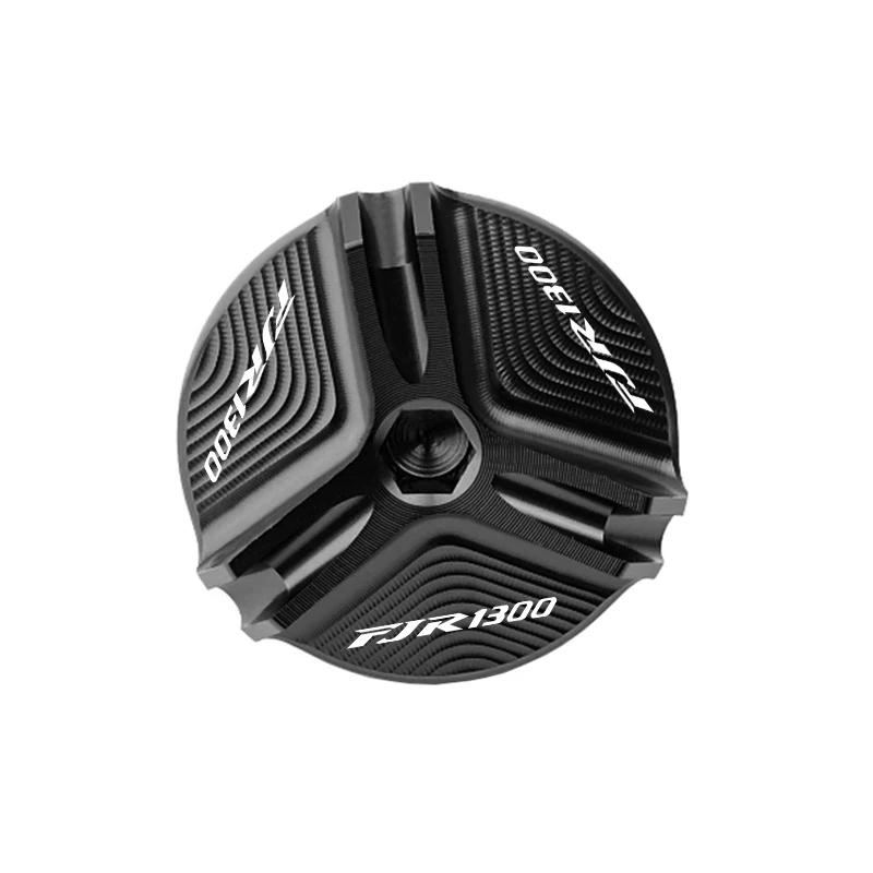 

Motorcycle CNC Accessories Aluminium Engine Oil Filler Cap Oil Plug Cover Brand new For YAMAHA FJR1300 FJR 1300 High quality чорний