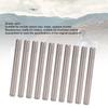 10pcs RC Motor Shaft 3x28.5mm RC Brushless Motor Shafts Replacement with Circlips Position Flat Position for Brushless Motor
