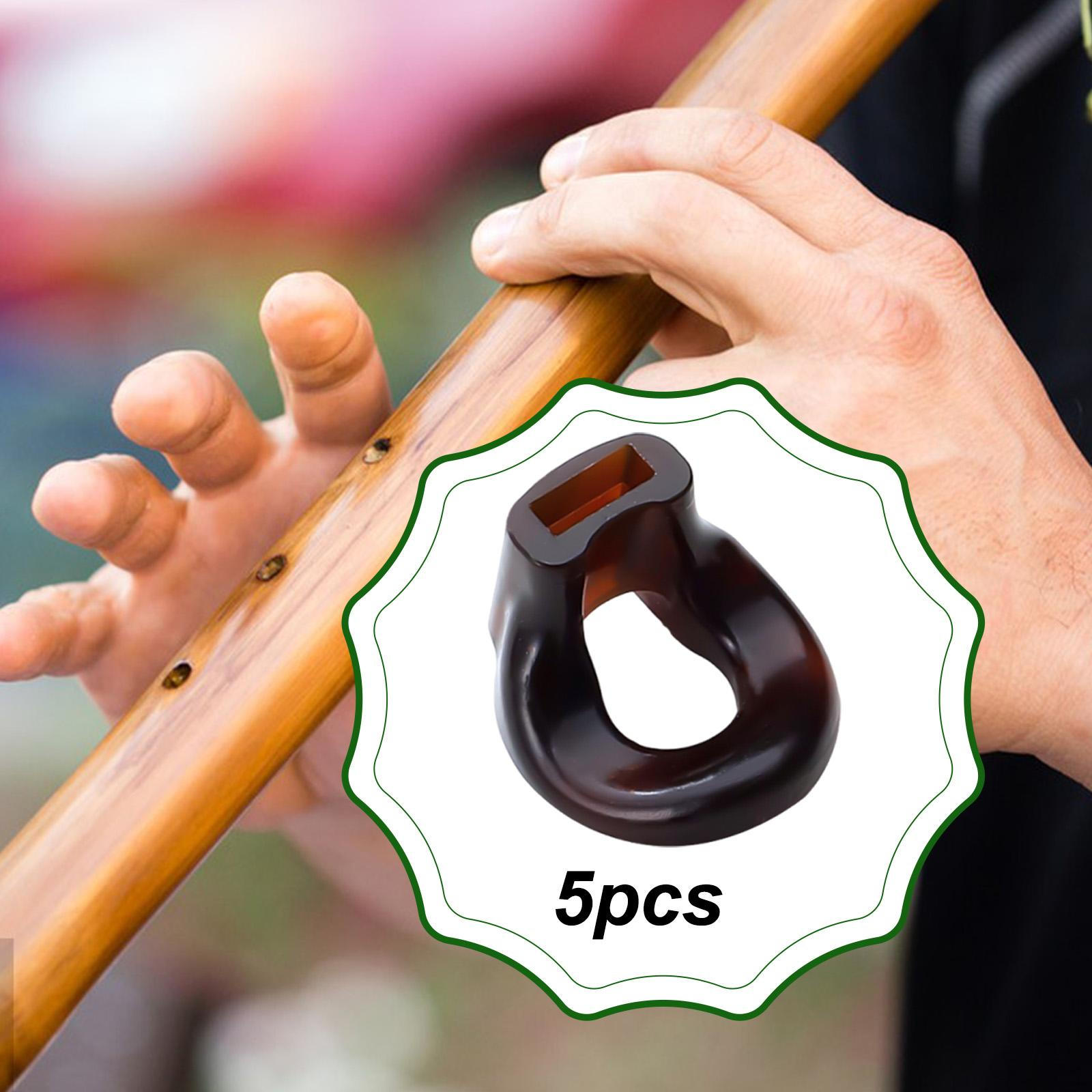 

5Pcs Musical Flute Mouthpiece Blow Aid Easy Playing Parts Accessory Compact Replacement Head