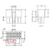 Molex 39013063 39012060 MDB Harness for MDB Box to Vending Machine MDB female to male Split Cable Y shape Extension Cord