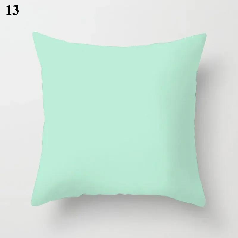 Housse de coussin géométrique, décoration de lit moderne, vert menthe, bleu, pour canapé élégant