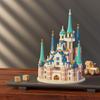 Pink Castle Princess Building Block Diy Assembling Toy Decoration Kids Gift