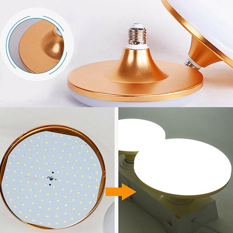 Led Bulb E27 Led Lamp Super Bright 12W 18W 24W 36W 50W Ufo Leds Lights Indoor Warm White Lighting Table Lamps Garage Light