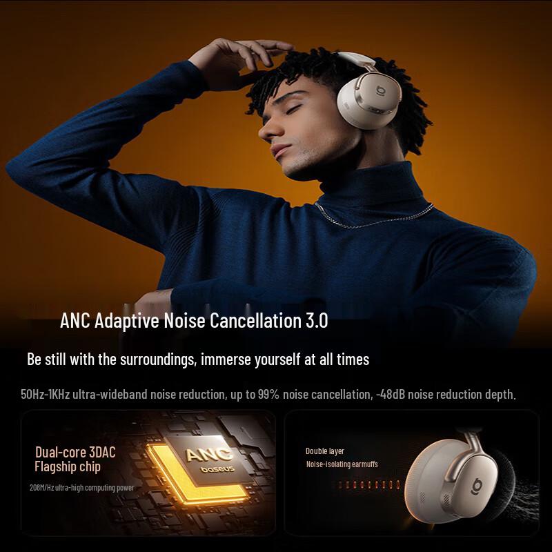 Baseus Inspire XH1 Noise-Cancelling Bluetooth Headphones