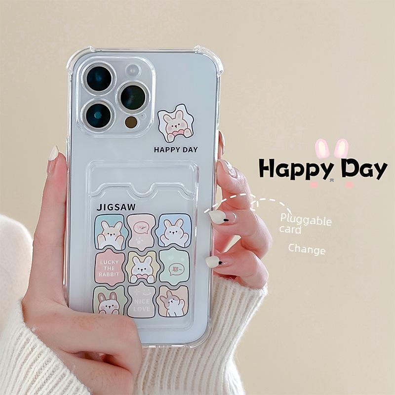 Silicone Protective Case and Card Holder for iPhone Models: Compatible with iPhone 14 Pro Max, iPhone 15, and iPhone 16 Pro.