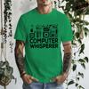 Computer Whisperer IT Tech T-Shirts,Computer Nerd Engineer Shirt,Science T-Shirts,Men's Tee Tops Clothing Short Sleeve Clothes