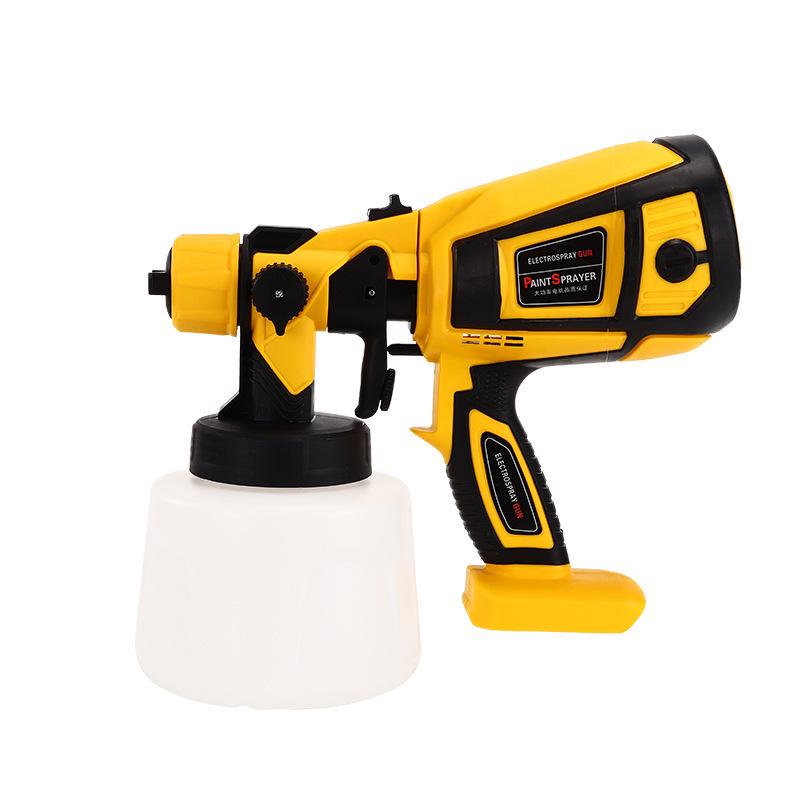 New High-Pressure Portable Electric Spray Gun with Detachable Lithium Battery