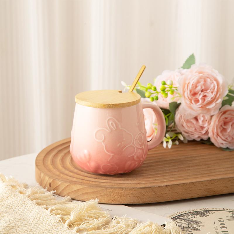 Graduation Gift for Teacher Souvenir Practical Small Gift for Female Students Ceramic Mug Water Cup Coffee Cup Household Use