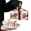 Original Design Coffee Mug Set Hand Painted Oil Painting Cup Gift for Women Birthday Present Souvenir