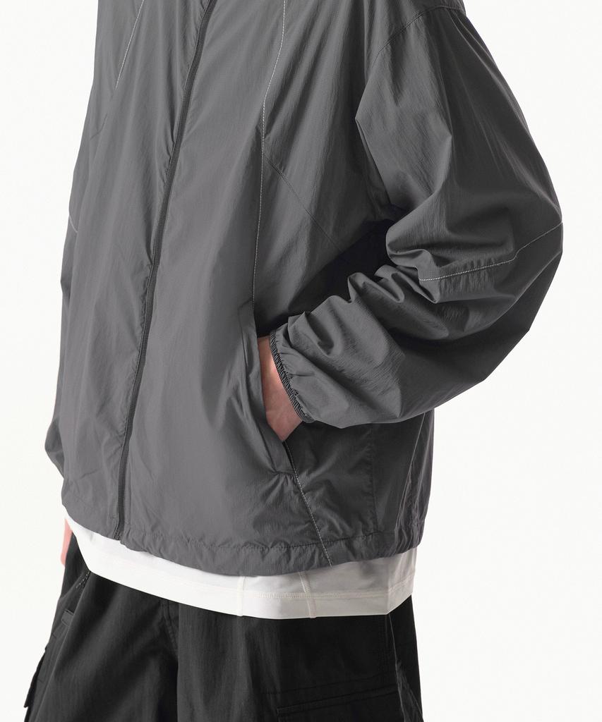 Musinsa Standard [City Leisure] Lightweight Stitch Windbreaker Jacket [Grey]