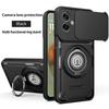 Für Infinix Smart 10 Hülle Infinix Smart 10 4G Cover Magnetische Rüstung Stoßfeste Ringhalter Hülle Kabellose Ladeabdeckung