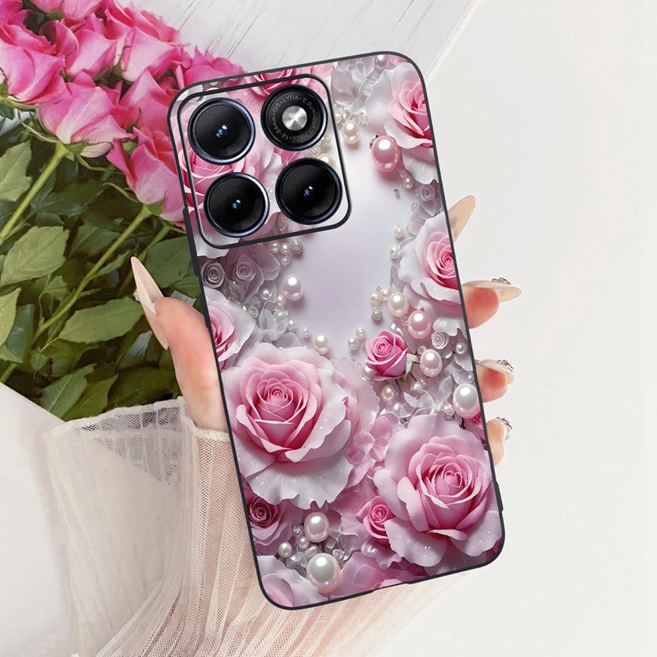 Flower Cartoon Fashion Design Phone Case For Motorola Moto Edge 70 Fusion Fusion+ Plus Funda Soft Silicone Shockproof Back Cover