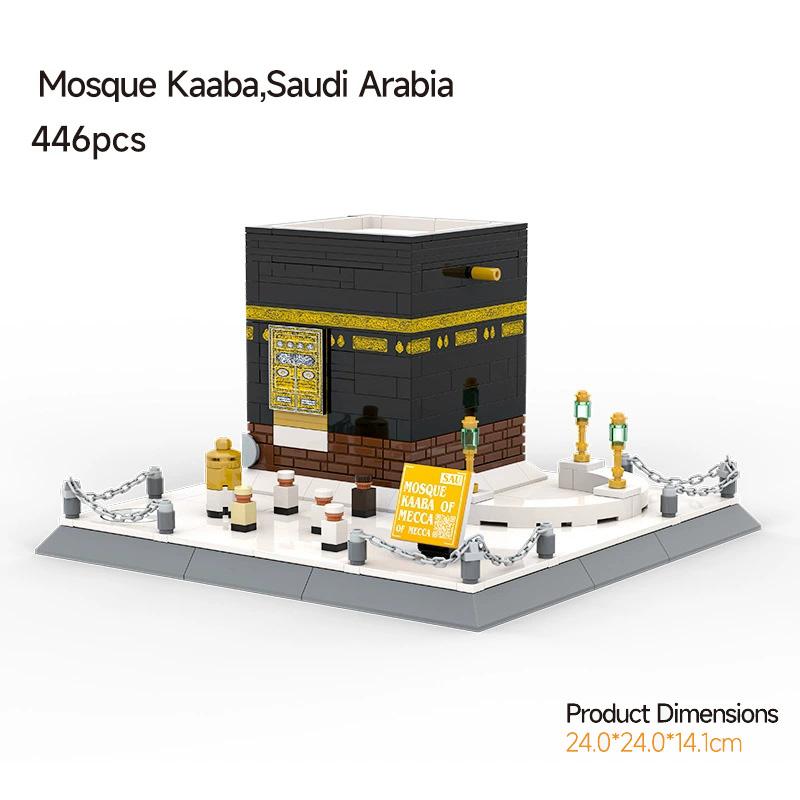 

More styles Creative Mosque Famous Architecture Building Block Model Sets Bricks Toys Collection For Kids and Adults Gifts No Box