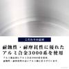 Commercial-grade aluminum stockpot with lid, 24cm, 11L capacity, KIPROSTAR brand, double-handled, deep type (for gas stoves only), ideal for ramen