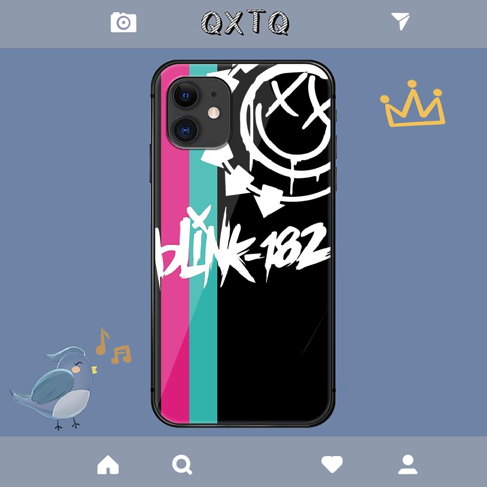 Blink 182 Punk Rocková Kapela Pouzdro Pro iPhone Samsung Galaxy Redmi Note S 17 16 15 14 13 20 24 25 54 Pro Max Ultra Fe Tvrzené Sklo Kryt