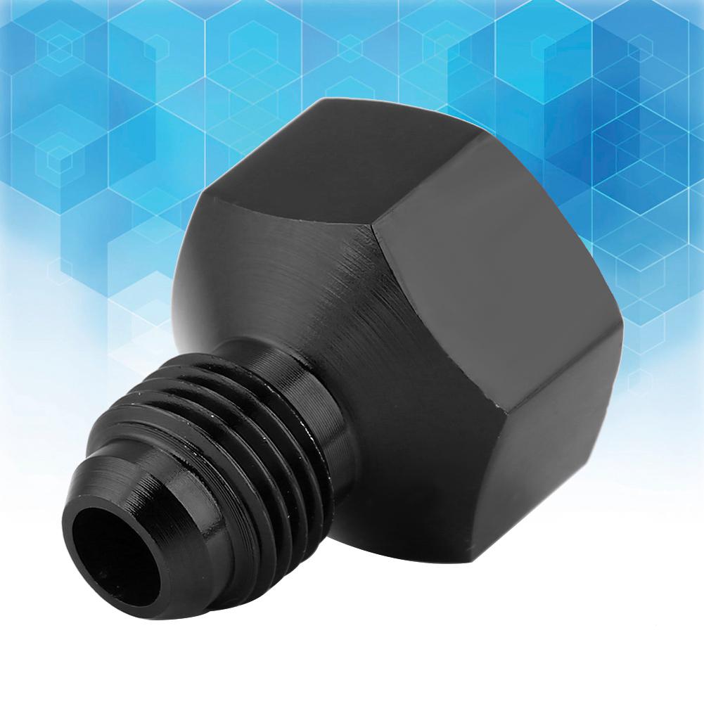 Aluminum Alloy Female AN10 To AN6 Male Flare Reducer Fuel Line Oil Hose Fitting Adapter Black