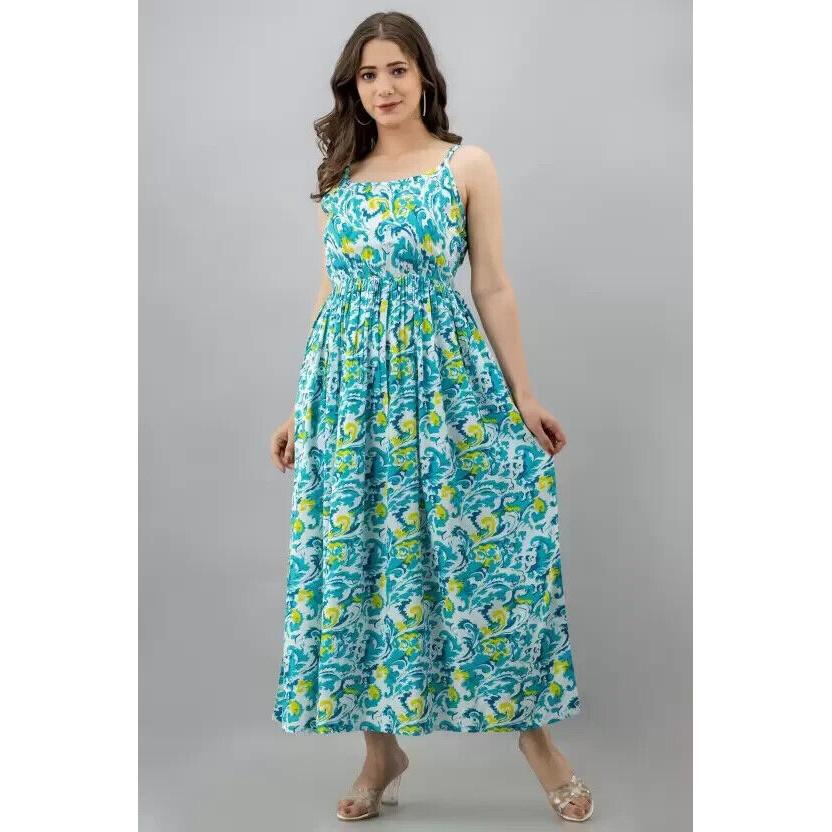 Kurta Anarkali cu imprimeu din raion pentru femei și fete Kurtas și Kurtis pentru femei VSF-520